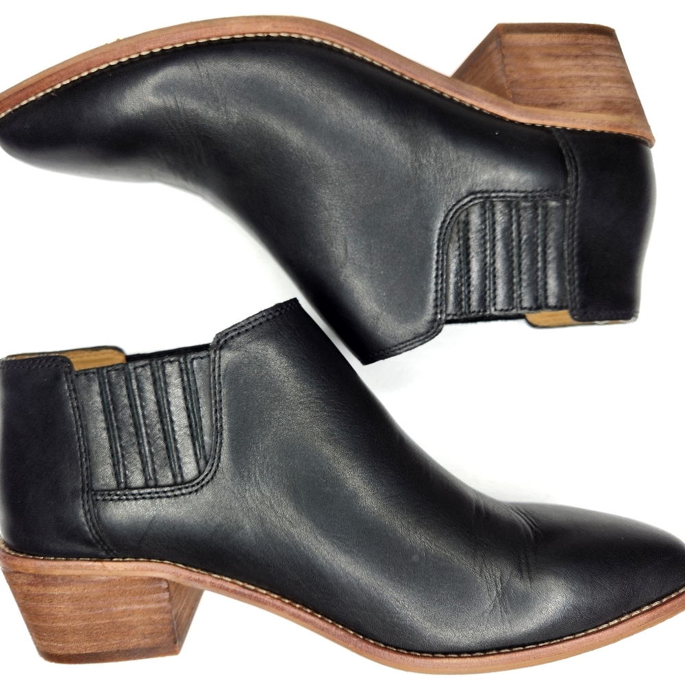 Madewell Spencer Chelsea Ankle Boot Black Size 8.5 - Picture 7 of 8